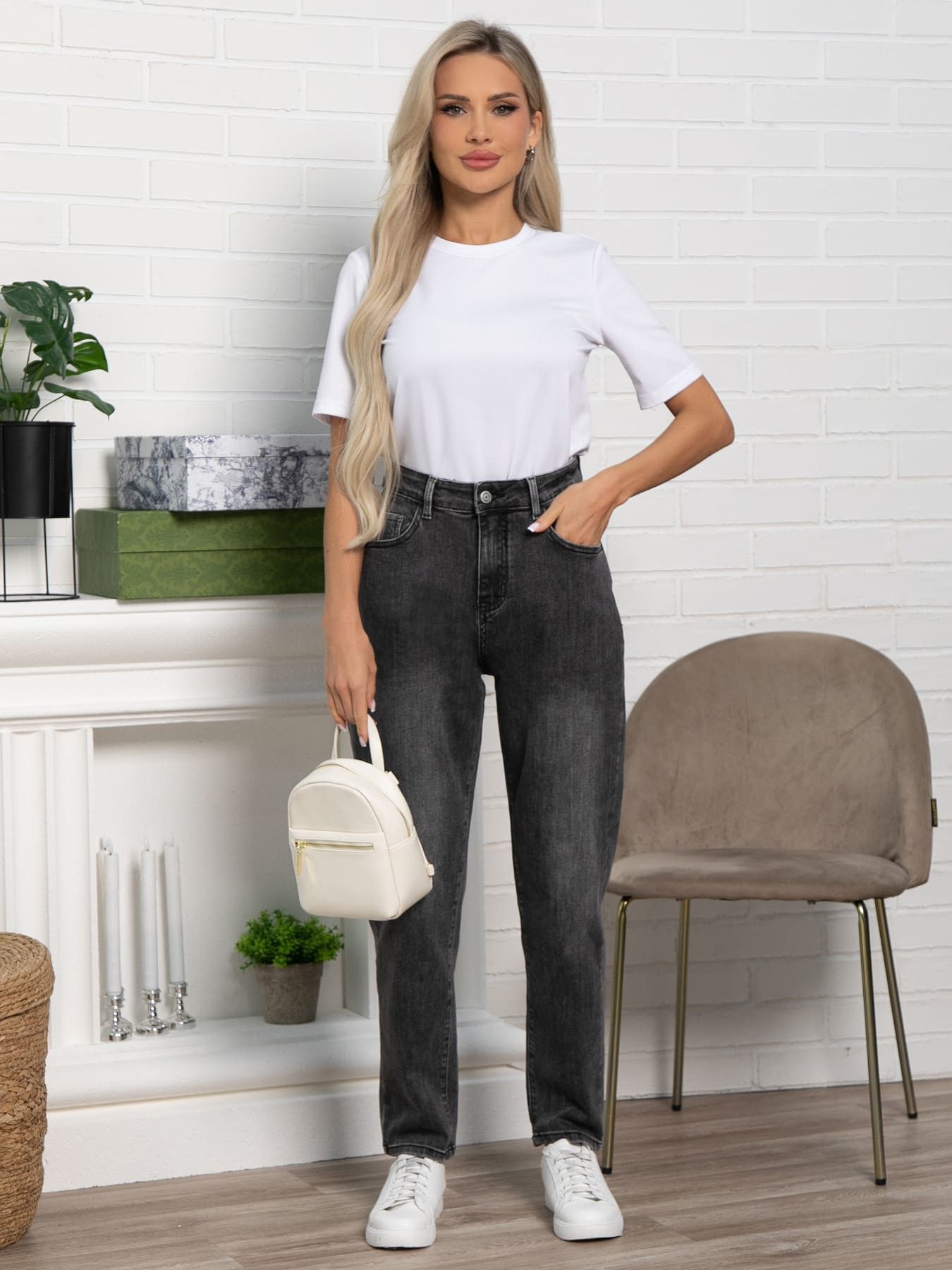 Джинсы Истод лайт (серые) Б15437-12М