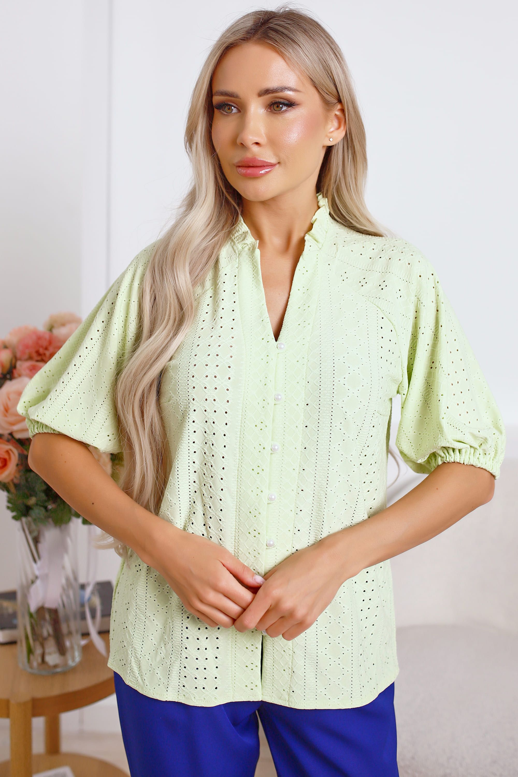 Блуза Люция (жёлтый) Б15326-45М