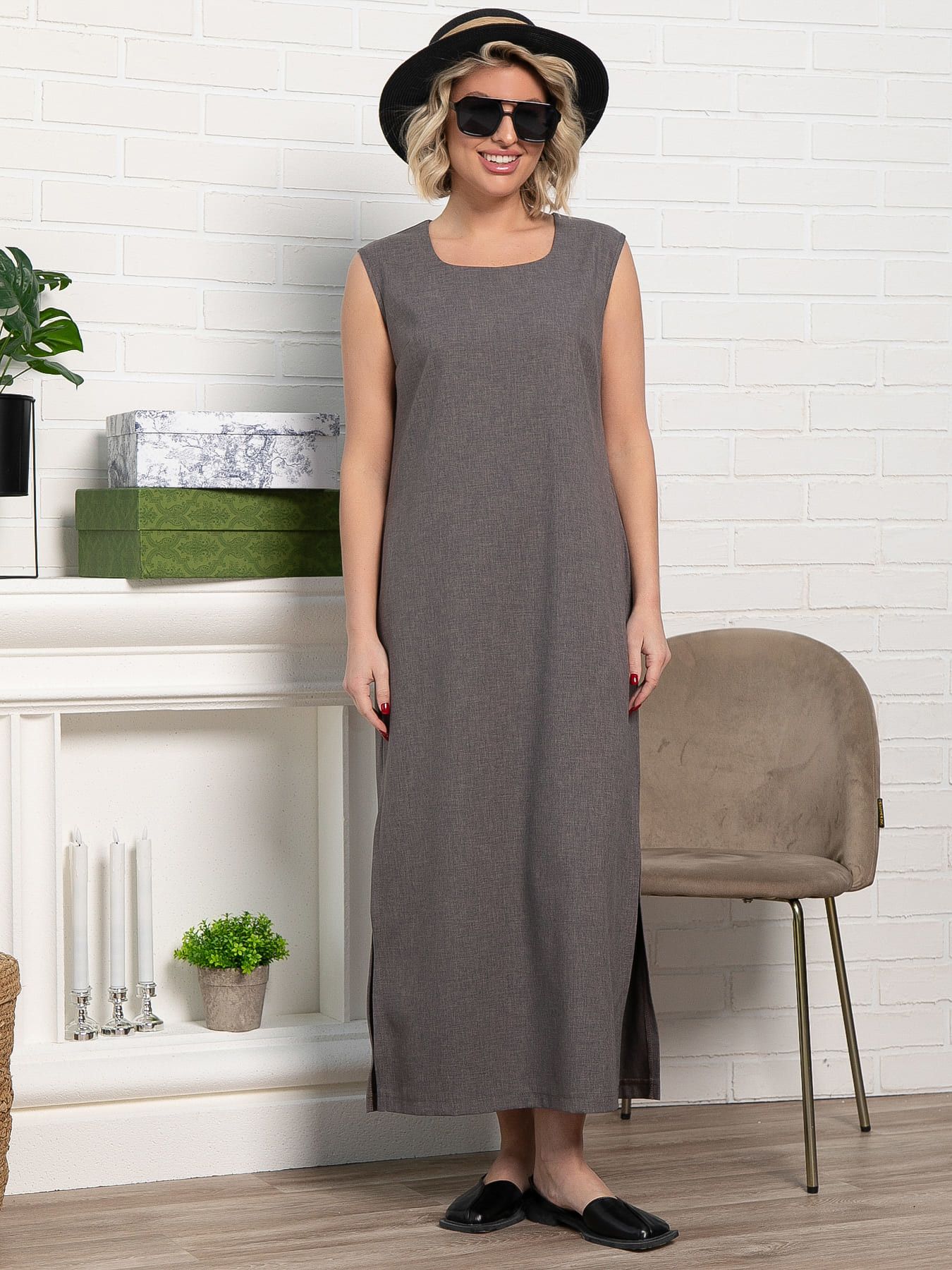 Платье Айлин (кофейное) П15324-19М