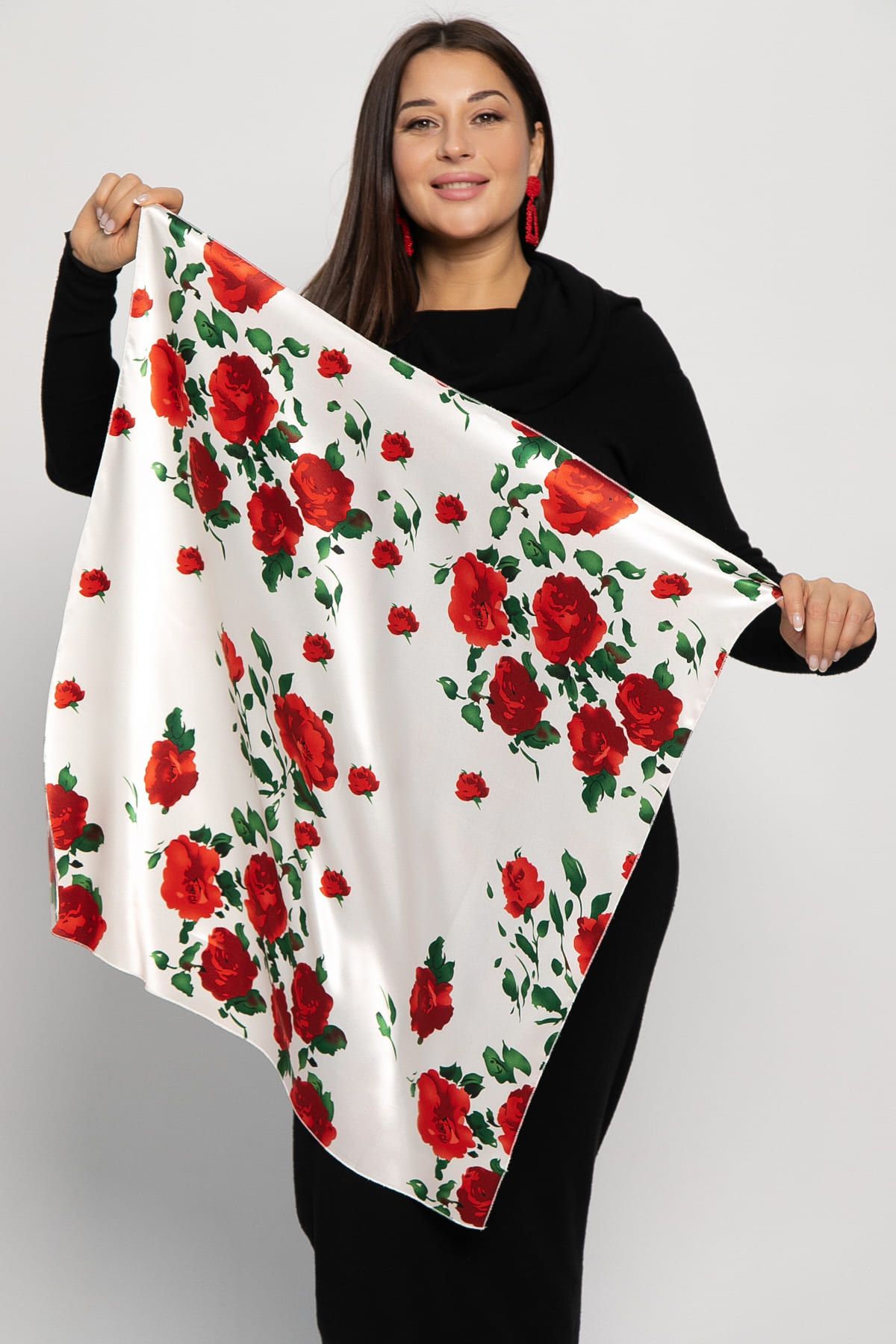 Косынка с завязками (цветы) КЗВ10-53М