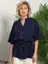 Блуза Мариша НЬЮ (синяя) Б15532-30М