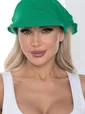 Косынка с козырьком на резинке (зеленая) ККР11