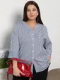 Блуза Азалия (белая/полоска) Б15363-20М