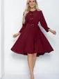 Платье Холли (бордовое) П11994
