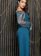 Платье Сивона (темно-лазурное) П11916