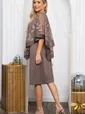 Платье Твой выход (кофе) П14584-7М