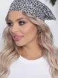Косынка на резинке (лео, ч/б) КР14
