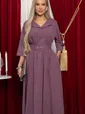 Платье с поясом Доминанта НЬЮ (лиловое) П14613-16М