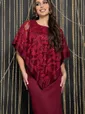 Платье Твой выход (бордо) П14586-7М