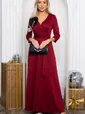 Платье Сияющий выход (винное) П14445-4М