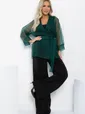 Жакет Случайная встреча (зеленый) Б13004-7М