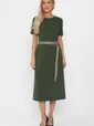 Платье трикотажное Парижанка (зеленое) П14415-10М
