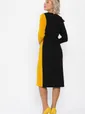 Платье Эванесса (черно-желтое) П12748-35М