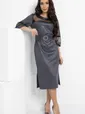 Платье Ночной мотылек (графит) П12750-18М