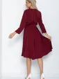 Платье Холли (бордовое) П11994