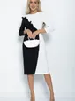 Платье Эванесса (черно-белое) П12747-35М