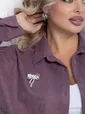 Рубашка Милолика  (сливовый) Б15440-18М