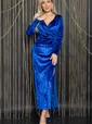 Платье Ночное сияние (синее) П11901
