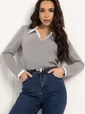 Пуловер На высоте (светло-серый) Б12757-12М