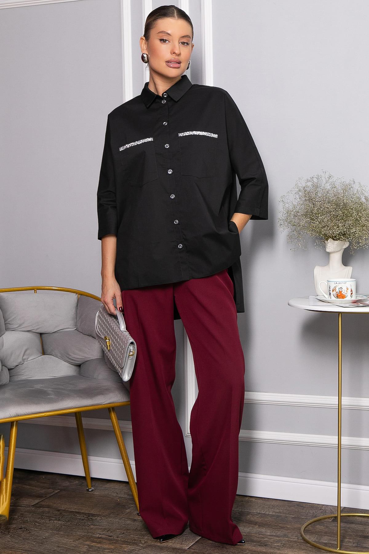 Рубашка Аристократка (черная) Б14440-10М