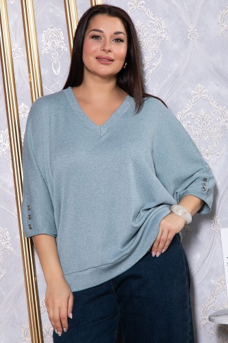 Блуза Вэнсдей (ментоловая) Б14823-4М
