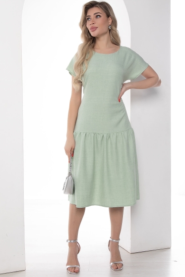 Платье "Ева" (зеленый) П10009