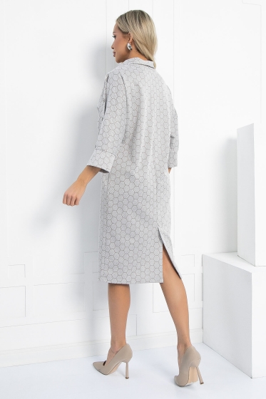 Платье Марьяна (бежевое) П12805-4М