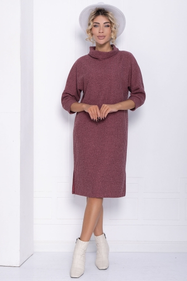 Платье Никс (бордовое) П12103
