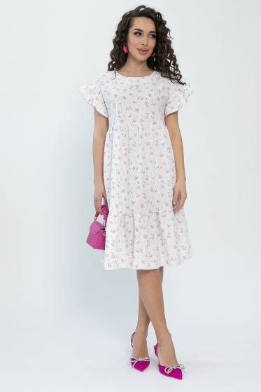 Платье Лапушка (белое) П13537-18М