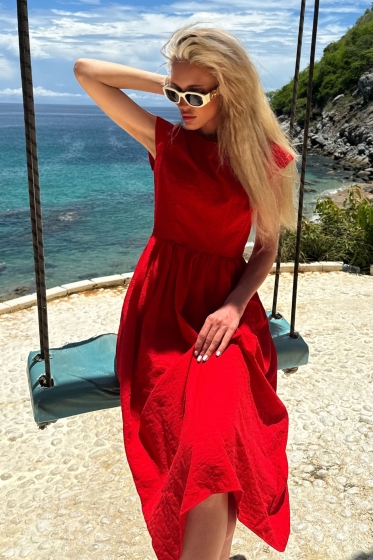 Платье Софи (красное) П13441-45М