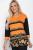 Джемпер Ламия (оранжево-черный) Б11331 Джемпер Ламия (оранжево-черный) Б11331