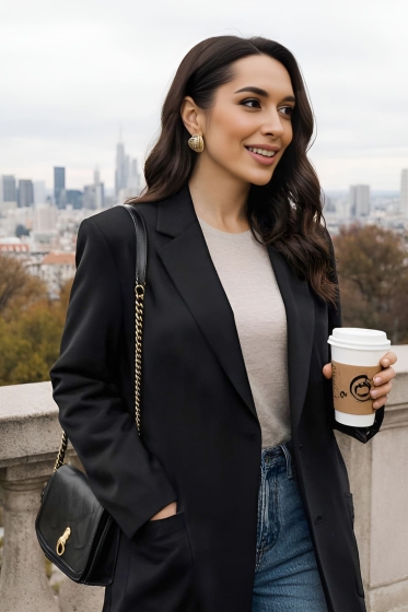 Жакет Нэри (черный) Б13886-33М