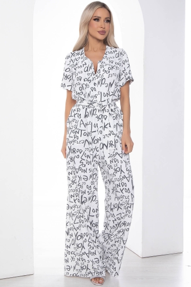 Комбинезон Леон белый К10074