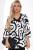 Блуза "Эксклюзив" (блэк/вайт) Б8246 Блуза "Эксклюзив" (блэк/вайт) Б8246