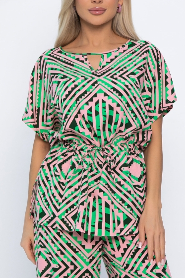 Костюм Аксиома успеха (зелено-розовый) К13831-5М