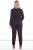 Костюм с брюками "Жемчуг" (блэк) К3094 Костюм с брюками "Жемчуг" (блэк) К3094
