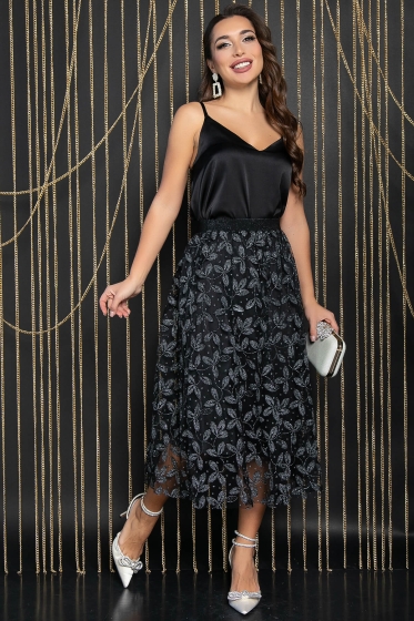 Костюм вечерний Мидеа (черный) К14664-5М