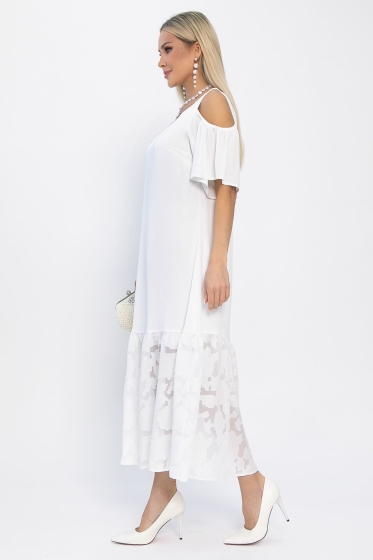 Платье Разбивая сердца (белое) П13350-7М